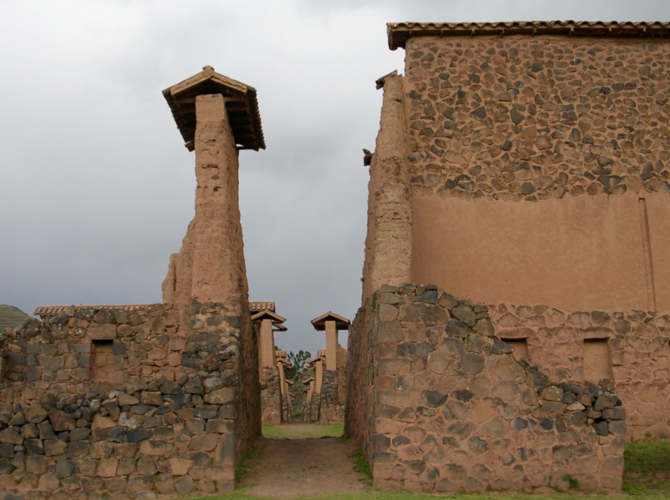 The “women’s quarter” at Raqchi, Peru