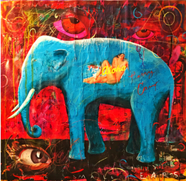 Painting Elephants, David Andersen